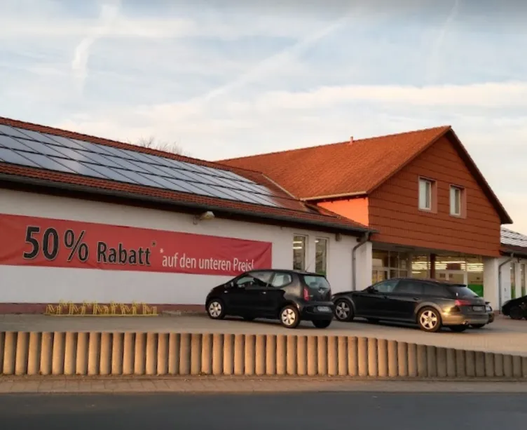 Außenansicht des Outlets Guxhagen